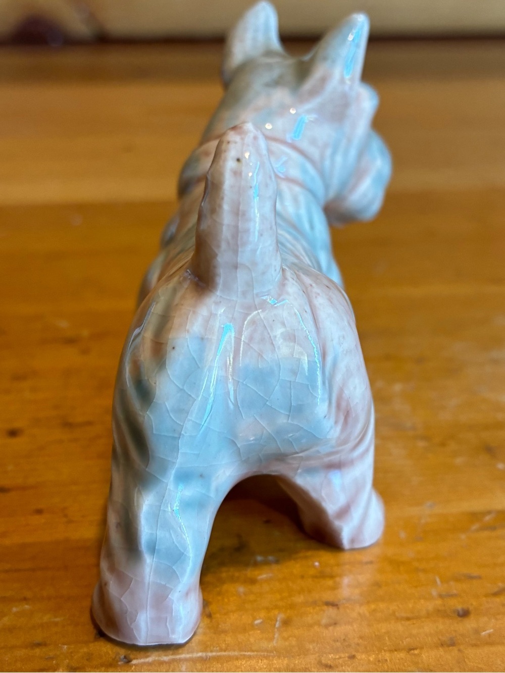 Vintage Glazed Ceramic Scottie Dog Figurine - Picture 6 of 10